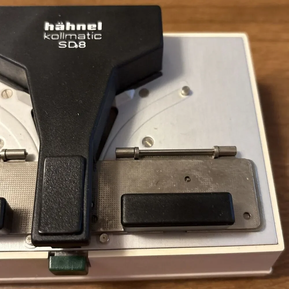 HAHNEL kollmatic SD8 motorized film splicer klebe presse - Standard & Super 8
